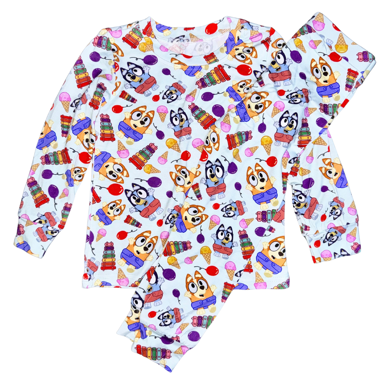 Bluey Xylophone Bamboo Pajama Set | 3T