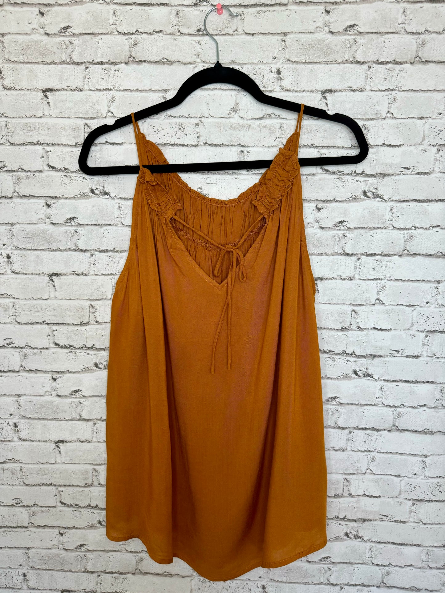 Mustard Flowy Tank Top