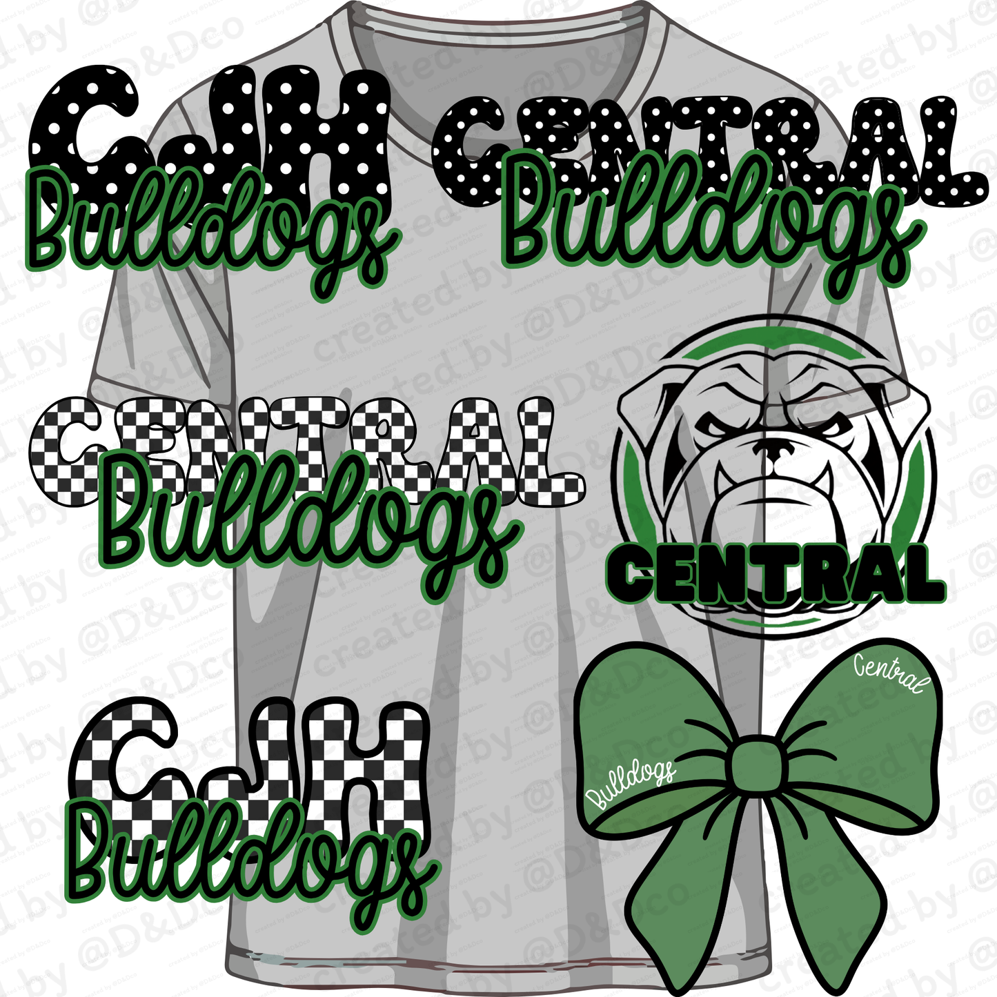 Custom School Spirit Shirt - Central