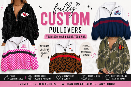 Custom Quarter-Zip Pullover