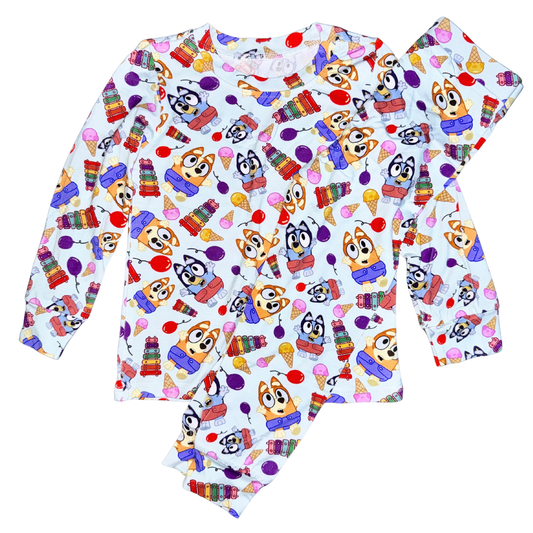 Bluey Xylophone Bamboo Pajama Set | 3T