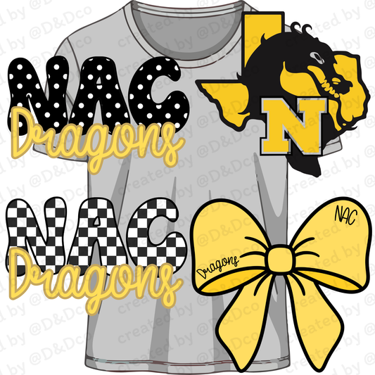 Custom School Spirit Shirt - Nacogdoches/McMichael