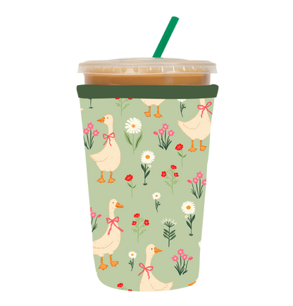 Flowery Goose - Coffee Sleeve