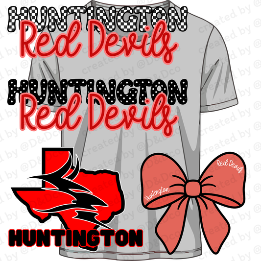 Custom School Spirit Shirt - Huntington