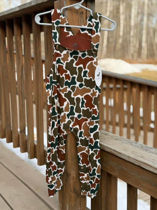 Kids Camo Overalls