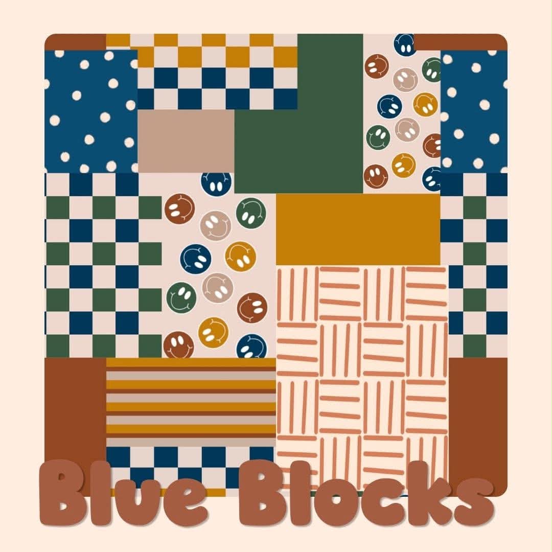 BLUE BLOCKS | COZY LITTLE HARVEST