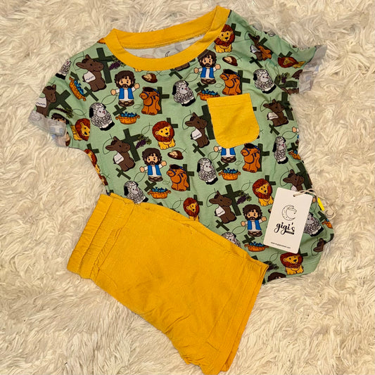 2T Short Sleeve + Shorts Two-Piece