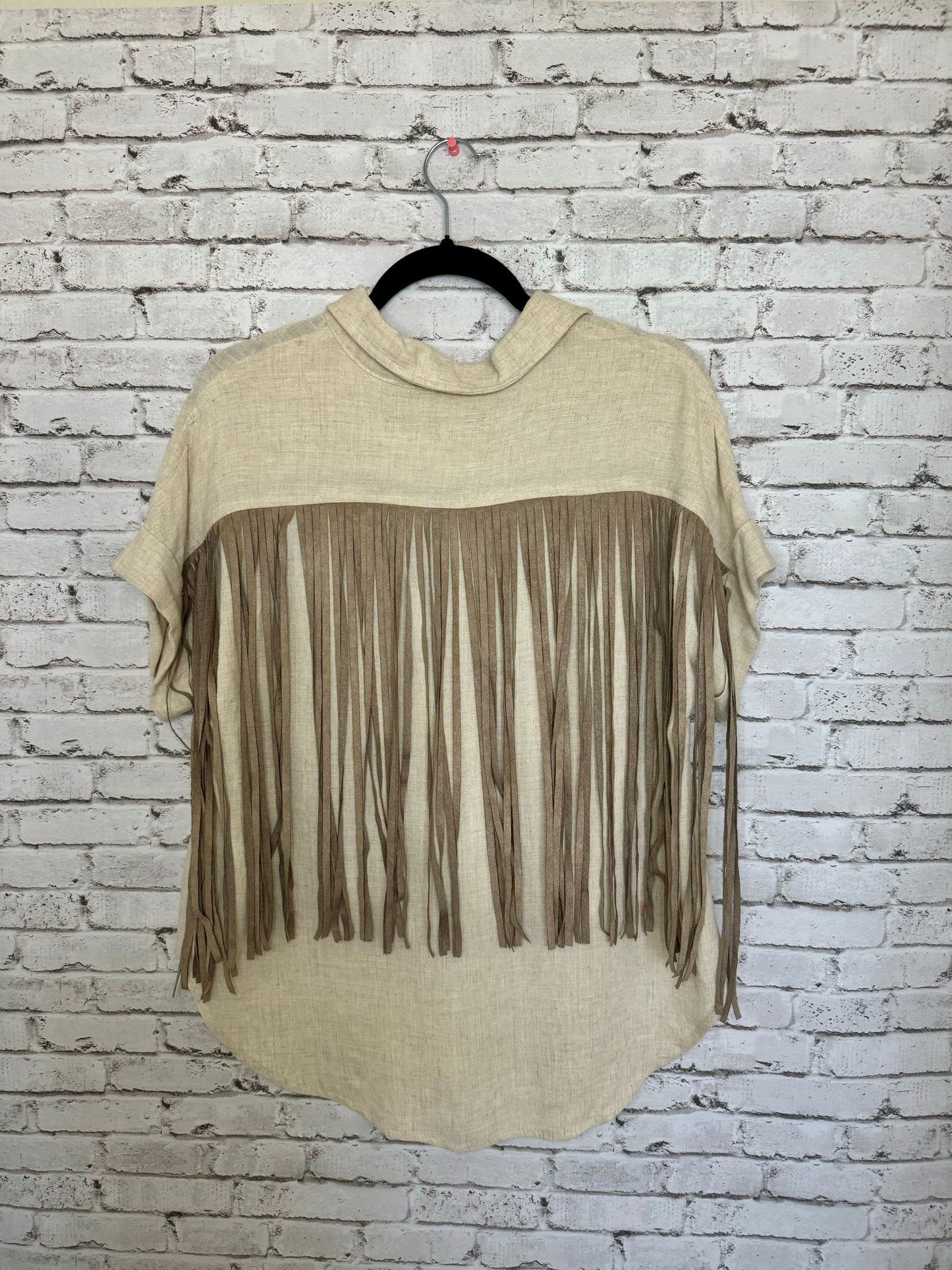 Desert Fringe Statement Top