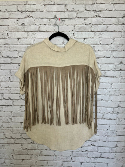 Desert Fringe Statement Top