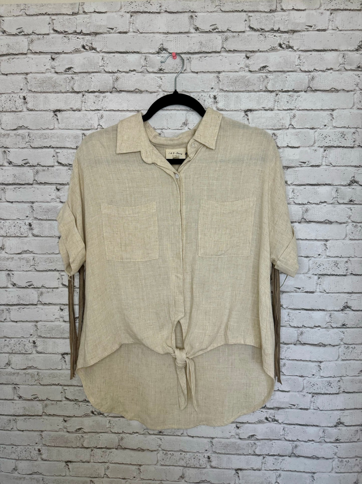 Desert Fringe Statement Top