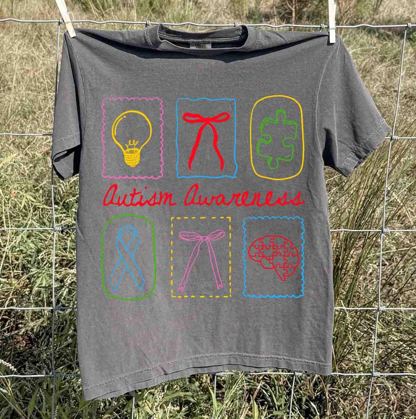 AUTISM AWARENESS ICON PATCHWORK