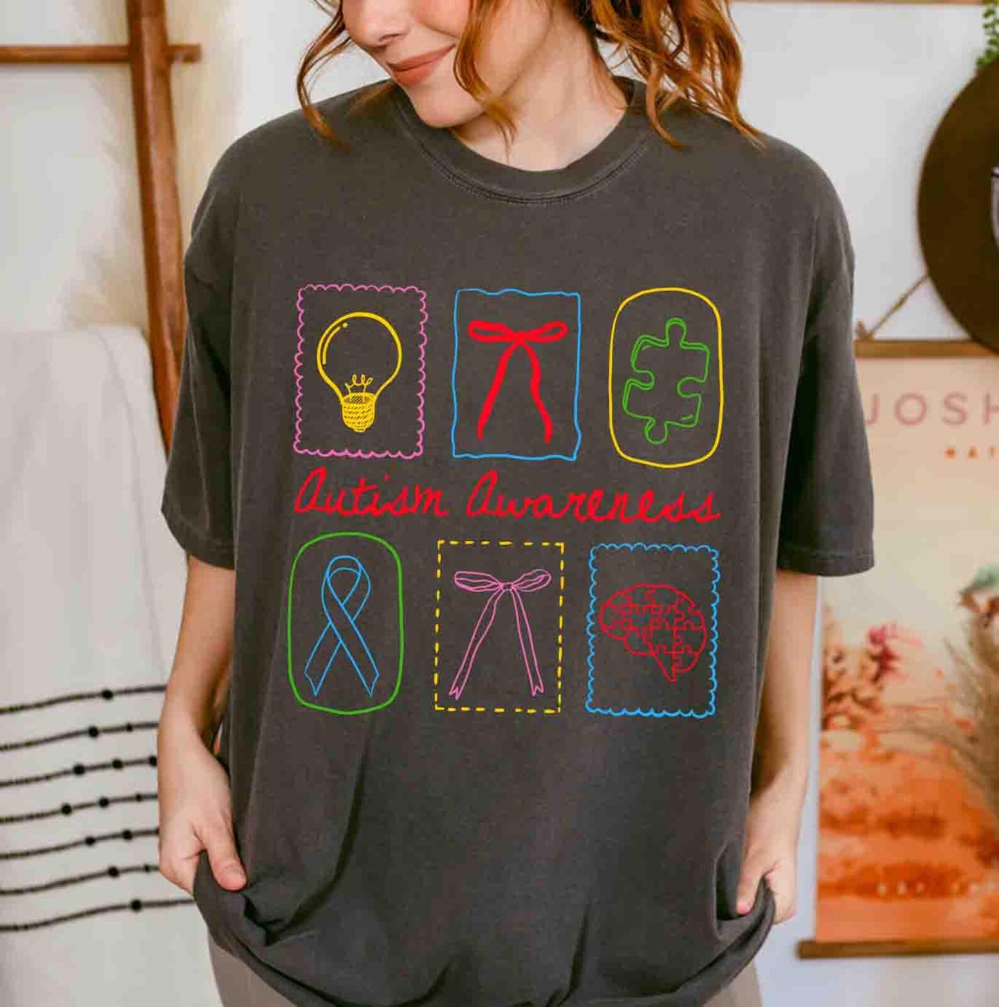 AUTISM AWARENESS ICON PATCHWORK