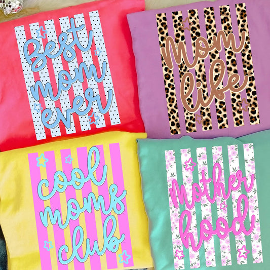 Mom Vibes Graphic Tee Collection