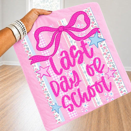 Last Day of School Bow Tee