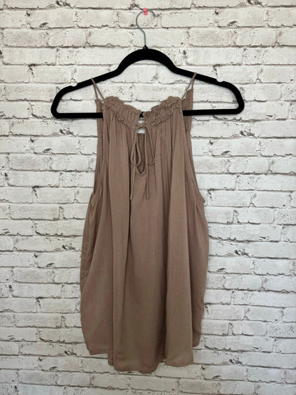 Taupe Flowy Tank