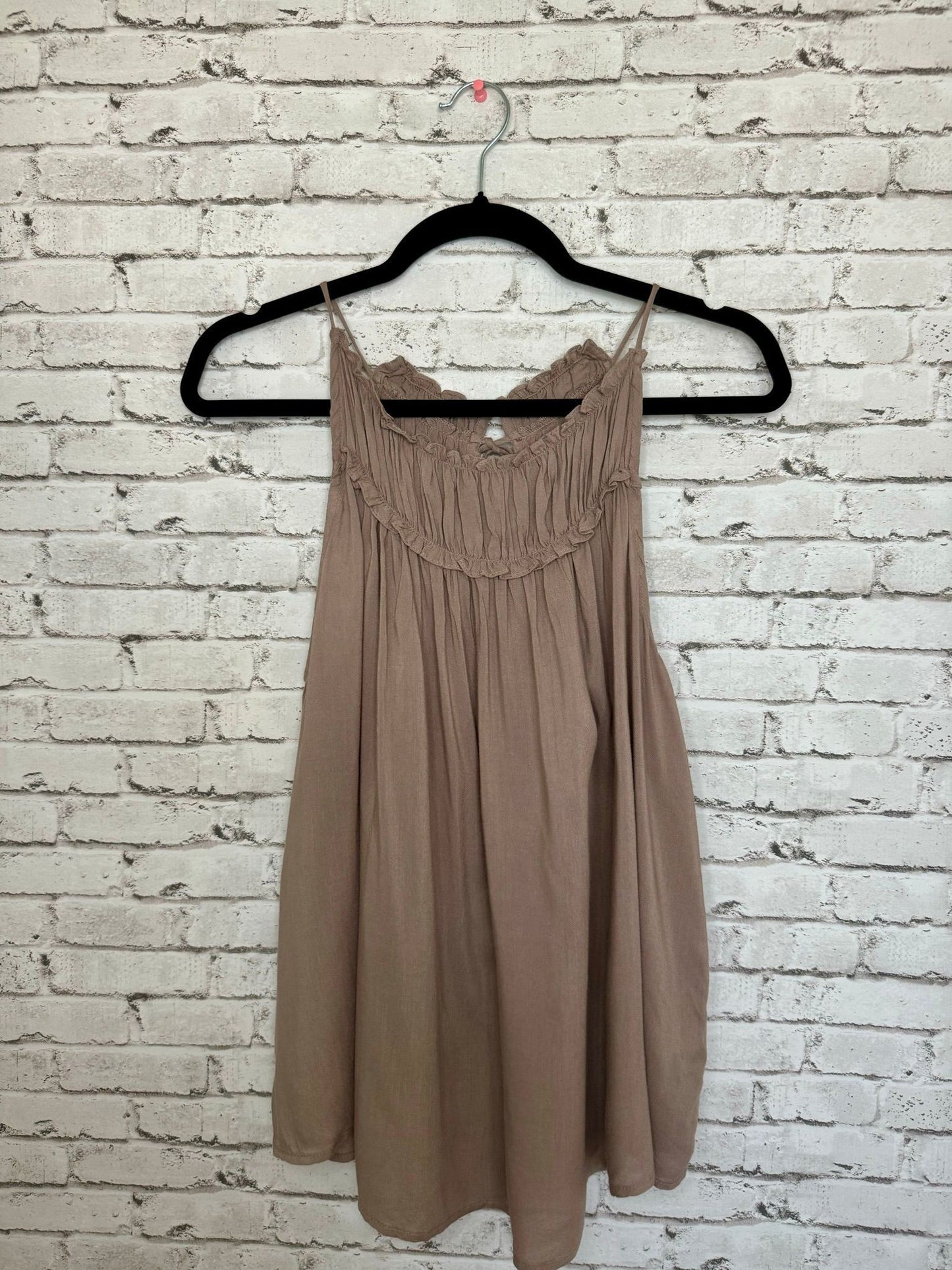 Taupe Flowy Tank
