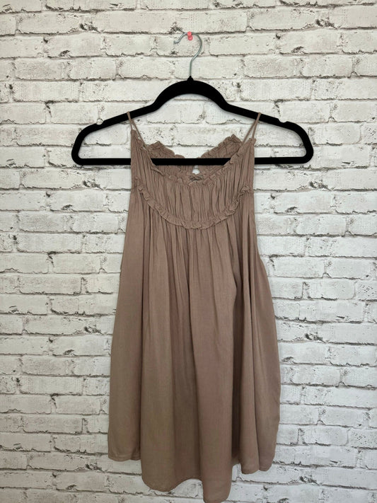 Taupe Flowy Tank