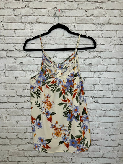 Floral Scoop Neck Tank Top