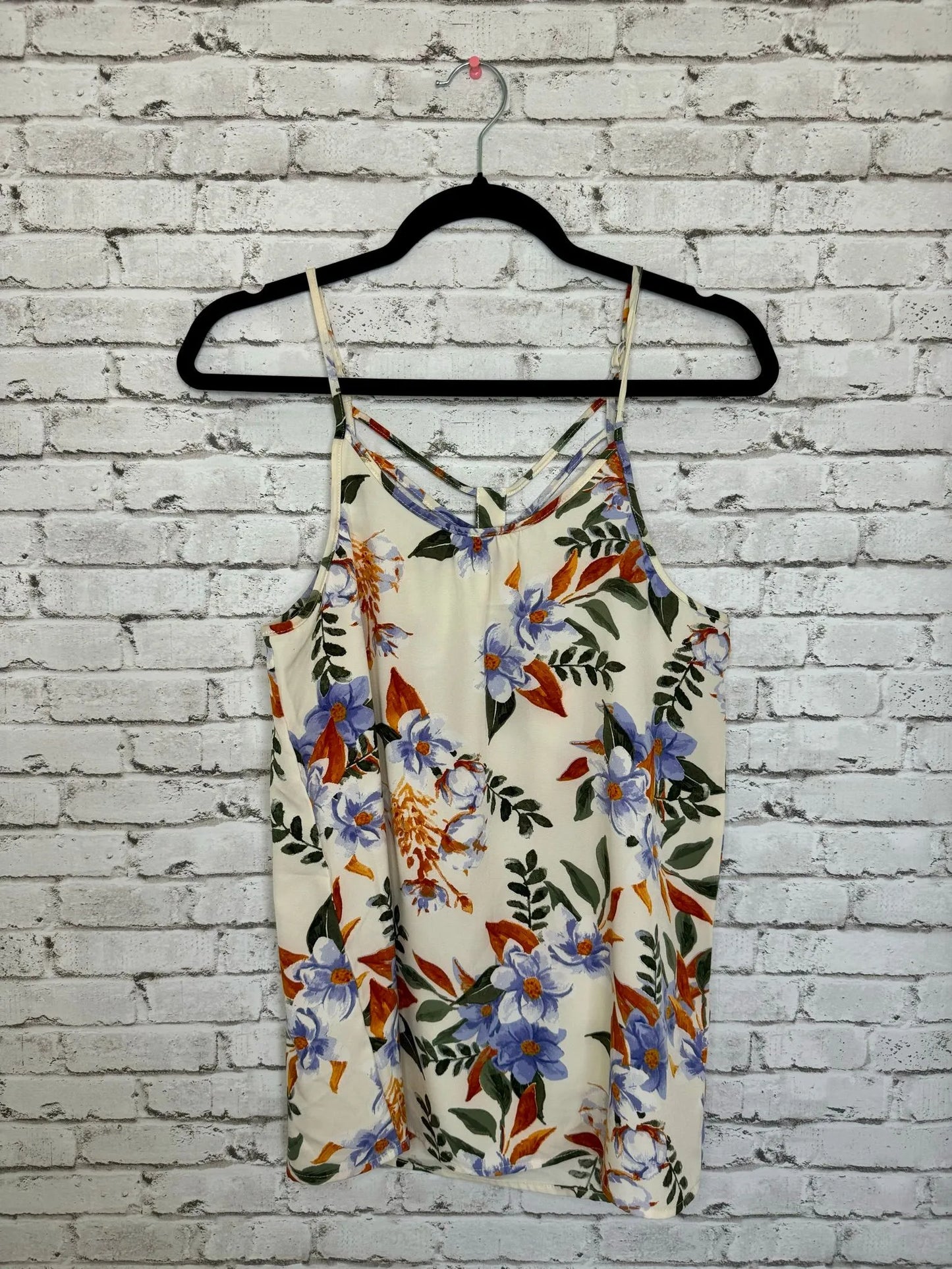 Floral Scoop Neck Tank Top